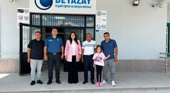 Kocatepe Polis Merkezi Amirliği’nden Beyazay Engelsiz Eğitim ve Gelişim Merkezi’ne Hayırlı Olsun Ziyareti