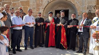 Mardin'deki 1600 Yıllık Mor Kuryakos Kilisesi 50 Yıl Sonra Yeniden İbadete Açıldı