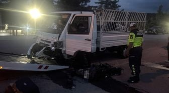 Bolu'da kamyonetle motosikletin çarpıştığı kazada 1 kişi öldü, 1 kişi yaralandı