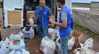 Deniz Feneri Derneği Doğanyurt'ta ihtiyaç sahiplerine yardım ulaştırdı