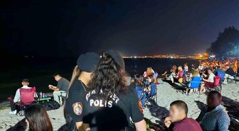 Drone havalandı, Tekirdağ polisi sahili abluka altına aldı