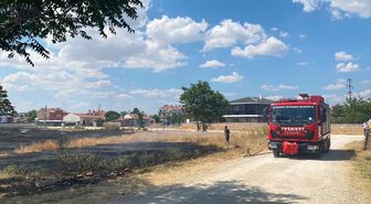 Eskişehir'de çalılık alanda çıkan yangına ilişkin 2 zanlı yakalandı