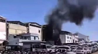 Gaziantep'te sanayi sitesinde yangın