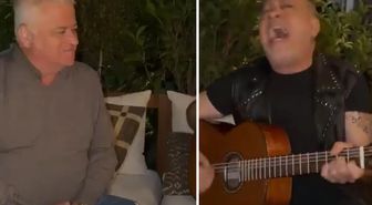 İşte Haluk Levent'in Hüseyin Başaran'a özel konser verdiği anlar