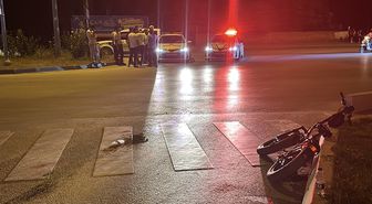 Kastamonu'da iki otomobilin çarptığı bisiklet sürücüsü ağır yaralandı