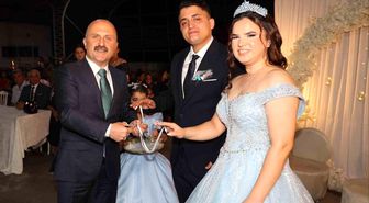Vali Varol ve eşi, şehit yakını ailenin nişan merasimine katıldı