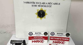 Bafra'da uyuşturucu operasyonu: Uyuşturucu ve ruhsatsız tabanca ele geçirildi