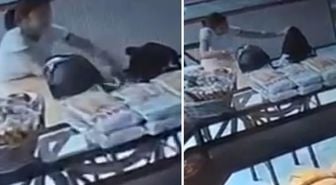 Fırında 'pes' dedirten hırsızlık: Çayına şeker attı, şekerliği çantasına sakladı