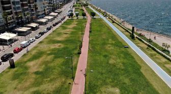 İzmir Kordon'da 'sıcak' sessizlik