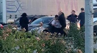 Konya'da trafikte yumruklu kavga
