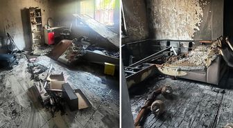 Eski eş evi ateşe verdi; anne ve 2 kızı banyoya sığınarak kurtuldu