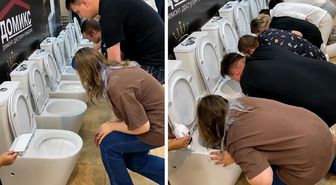 Rusya'da 52 bin TL’lik ödül için klozetteki içeceği içtiler