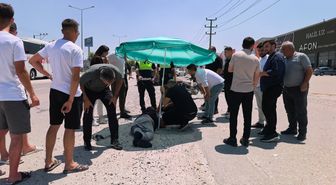 Ters yönde giden motosiklet ile cip çarpıştı: 1 yaralı