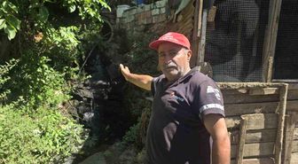 Tire'nin turizm cenneti Kaplan Mahallesi'nde açık kanalizasyon tepkisi