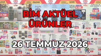 26 Temmuz 2026 BİM Aktüel ürünler! BİM'e bu hafta Pazar günü hangi ürünler gelecek?