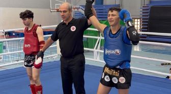 Afyonkarahisarlı muaythai sporcularından Türkiye Şampiyonası'nda büyük başarı