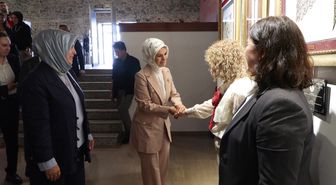 Bakan Göktaş, 15 Temmuz'un 10. yılında şehit yakınları ve gazilerin eserlerinden oluşan sergiyi ziyaret etti