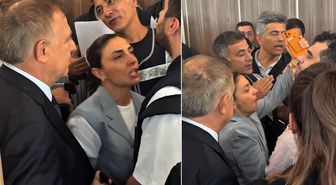 Bozbey'in davası öncesi tansiyon yükseldi! Milletvekili ile polis arasında arbede