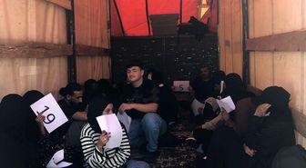 Edirne'de kapalı kasa kamyonette 20 düzensiz göçmen yakalandı