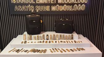 Fatih'te 51 kilo 482 gram eritilmiş hurda altın çalan 2 şüpheli tutuklandı