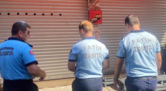 Mühürlü boş dükkandan yayılan kötü koku ekipleri harekete geçirdi