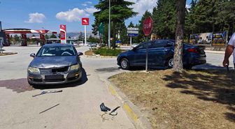Isparta'da trafik kazası: 1 yaralı