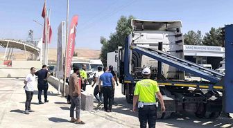 Mardin'de iki tır çarpıştı: 1 yaralı