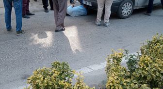 Mustafakemalpaşa'da otomobilin çarptığı yaya yaralandı