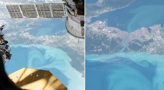 NASA'nın İstanbul görüntüleri hayran bıraktı! Boğaz turkuaza büründü