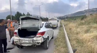 Osmaniye'de kontrolden çıkan otomobil bariyerlere çarptı: 1 yaralı