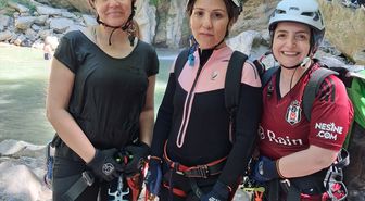 Sakarya'daki Doğançay Şelalesi doğa ve sporseverleri ağırlıyor