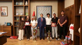 Vali Işın, DUSCART Takımı'nı ağırladı