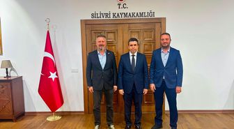 AK Parti Tekirdağ Milletvekili Özcan'dan Silivri Kaymakamı Eren'e ziyaret