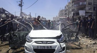 Albüm: İsrail'e Ait İha'lar Gazze'de İki Aracı Vurdu: 4 Ölü, 14 Yaralı