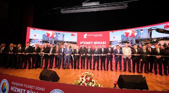 Bakan Yardımcısı Gürcan ve Hisarcıklıoğlu, ETO hizmet binasının açılışına katıldı