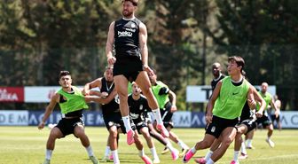 Beşiktaş, Midtjylland maçı hazırlıklarını sürdürdü