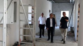 Çine'deki 71 yıllık okulun yerinde yeni eğitim yuvası yükseliyor