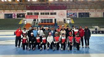 Erzurum'da Uluslararası Short Track Kampı