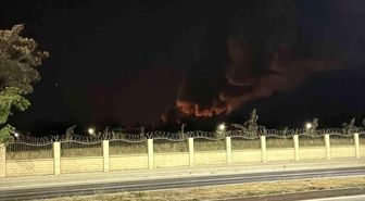 Eskişehir'de TEI fabrikasında korkutan yangın