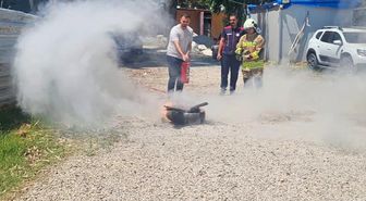 Hatay Arkeoloji Müzesi'nde yangın eğitimi ve tatbikatı gerçekleştirildi