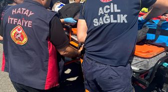 Hatay'da devrilen minibüsteki 5 tarım işçisi yaralandı