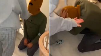 İnternete düşen görüntüye tepki yağıyor: Köpek gibi yalvaracaksın