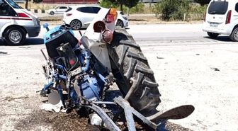 Karabük'te tır ile traktör çarpıştı: 1 ağır yaralı