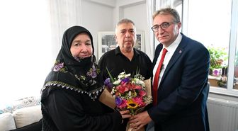 Bozüyük Kaymakamı'ndan Gazi ve Şehit Ailesine Ziyaret