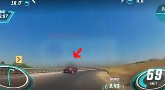 Otoyolda ters yöne giren sürücüye 90 bin lira ceza