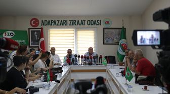 Sakarya Ziraat Odaları İl Koordinasyon Kurulu Başkanı Bayraktar, basın toplantısında konuştu Açıklaması