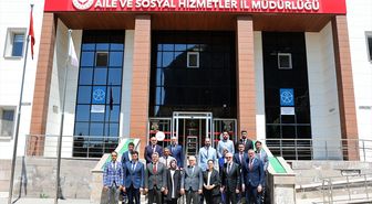 Sivas Valisi Şimşek'ten Aile ve Sosyal Hizmetler İl Müdürlüğüne ziyaret