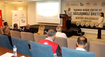 Tarım sektör temsilcileri bir araya geldi