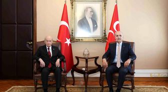 TBMM Başkanı Kurtulmuş'tan Bahçeli'ye ziyaret