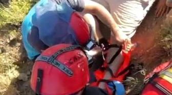 Tunceli'de ayağını burkan genç için ekipler seferber oldu